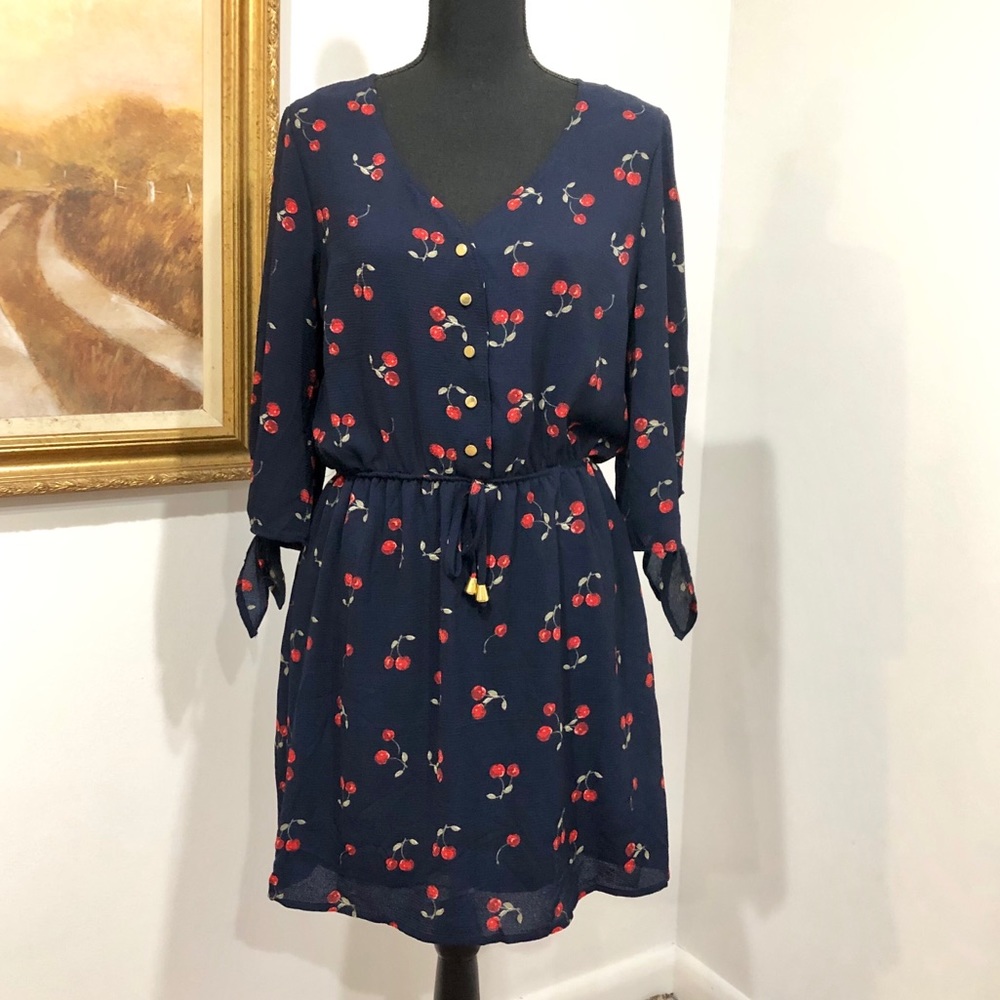 J for Justify Cherry dress | size L